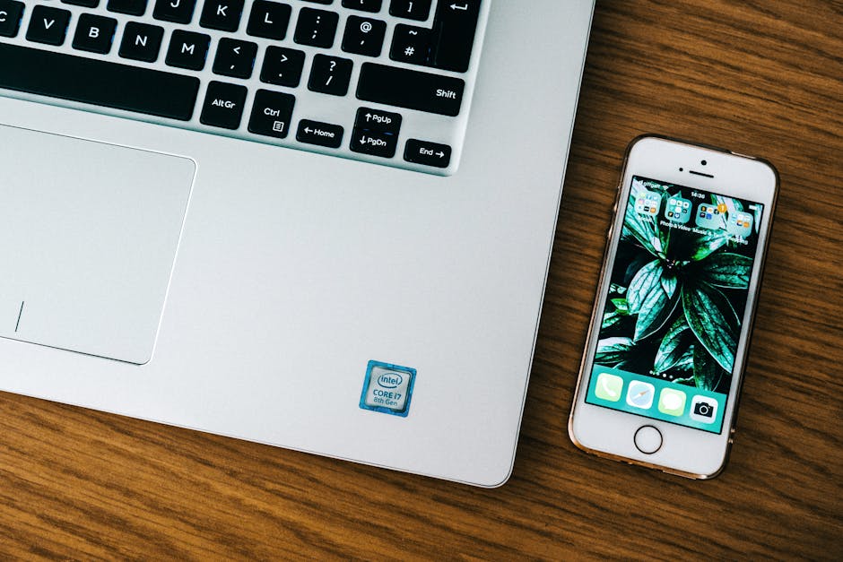 Modern Digital Banking on Laptop and Smartphone